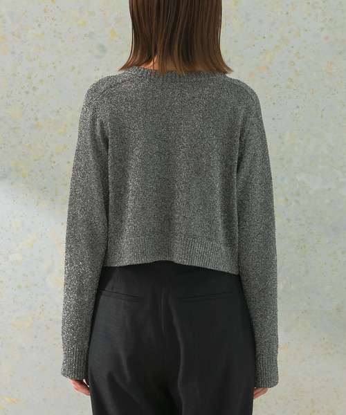 URBAN RESEARCH ROSSO WOMEN（アーバンリサーチ　ロッソ）の「コンパクトラメニット（ニット/セーター・レディース・ブルー/ブラック系その他・FREE）」の21枚目の写真