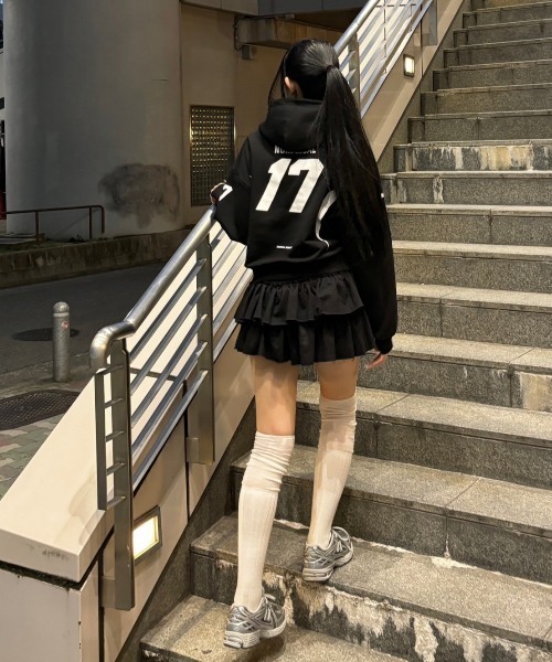 [THEAIRTOWN]CHUGGING MINI FRILL スカート★新作・25SS★韓国★ セール】【Chikashitsu + OaKS】sweat frill mini skirt