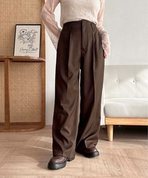 apres jour clair | 【apres jour clair】【セットアップ可能】センタープレスパンツ【ZOZOTOWN限定アイテム】(スラックス)