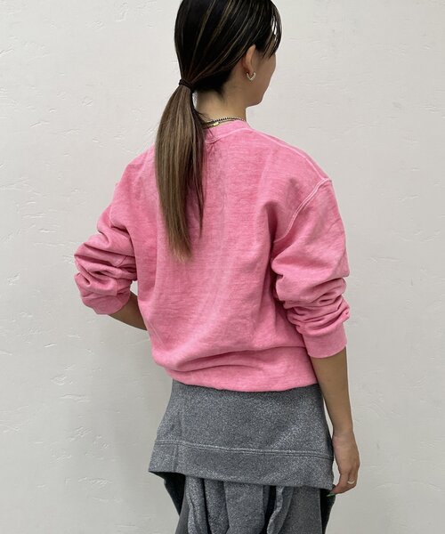 TOWNCRAFT(タウンクラフト)の「TOWNCRAFT/タウンクラフト 90s pigment crew sweat TC22S019(スウェット・レディース・パープル/ネイビー/ピンク/グリーン/ブラック・MEDIUM)」の16枚目の写真