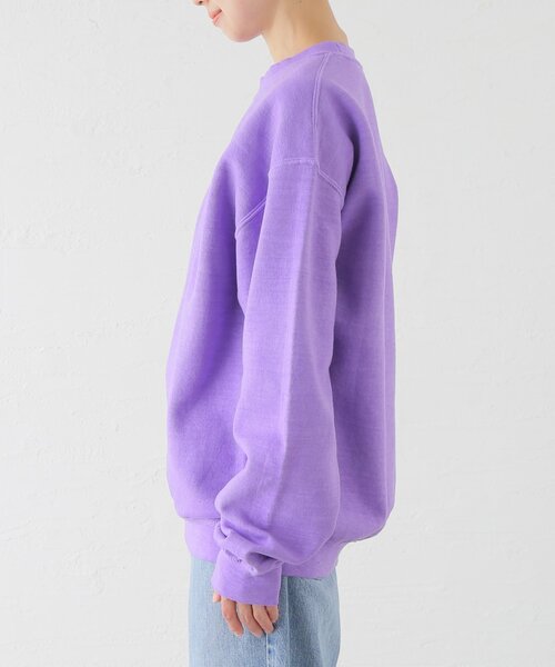 TOWNCRAFT(タウンクラフト)の「TOWNCRAFT/タウンクラフト 90s pigment crew sweat TC22S019(スウェット・レディース・パープル/ネイビー/ピンク/グリーン/ブラック・MEDIUM)」の20枚目の写真