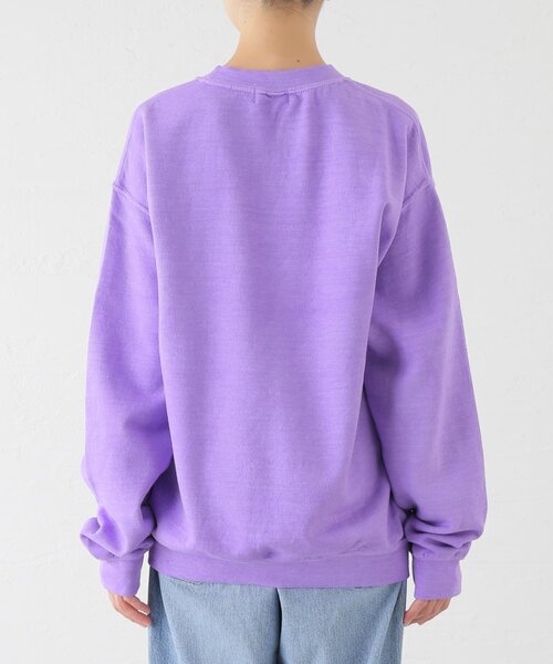 TOWNCRAFT(タウンクラフト)の「TOWNCRAFT/タウンクラフト 90s pigment crew sweat TC22S019(スウェット・レディース・パープル/ネイビー/ピンク/グリーン/ブラック・MEDIUM)」の21枚目の写真