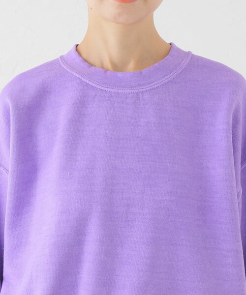 TOWNCRAFT(タウンクラフト)の「TOWNCRAFT/タウンクラフト 90s pigment crew sweat TC22S019(スウェット・レディース・パープル/ネイビー/ピンク/グリーン/ブラック・MEDIUM)」の22枚目の写真