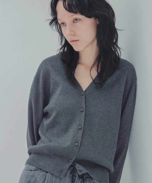 HIGH TWIST stole cardigan(強撚ストールカーディガン)（カーディガン  