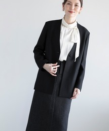 DECADE CLASSIC｜ディケイド クラシックのノーカラージャケット（無地