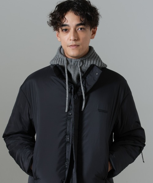 NANO universe（ナノユニバース）の「｢NJ/CLUB｣PARKSTOCK バラクラバ（ニットキャップ/ビーニー・メンズ・グレー/ブラック/ベージュ・FREE）」の2枚目の写真