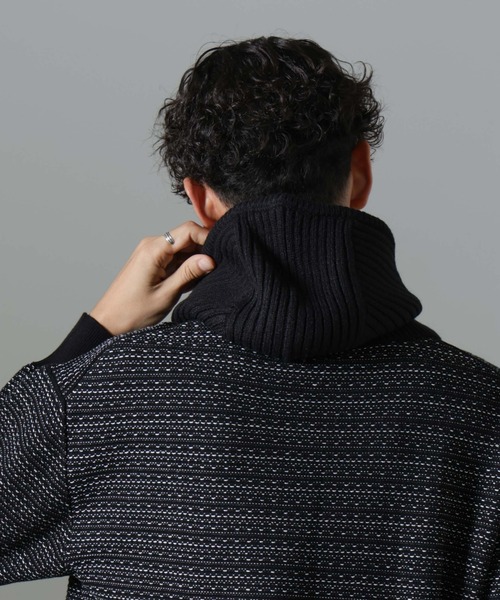 NANO universe（ナノユニバース）の「｢NJ/CLUB｣PARKSTOCK バラクラバ（ニットキャップ/ビーニー・メンズ・グレー/ブラック/ベージュ・FREE）」の6枚目の写真