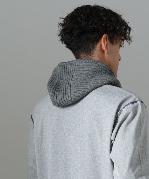 NANO universe（ナノユニバース）の「｢NJ/CLUB｣PARKSTOCK バラクラバ（ニットキャップ/ビーニー・メンズ・グレー/ブラック/ベージュ・FREE）」の8枚目の写真