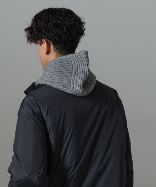 NANO universe（ナノユニバース）の「｢NJ/CLUB｣PARKSTOCK バラクラバ（ニットキャップ/ビーニー・メンズ・グレー/ブラック/ベージュ・FREE）」の9枚目の写真