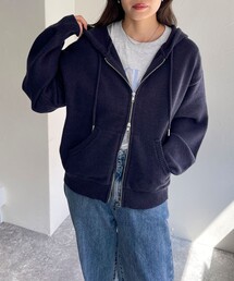 fredy emue | フードニットZIPパーカー(パーカー)