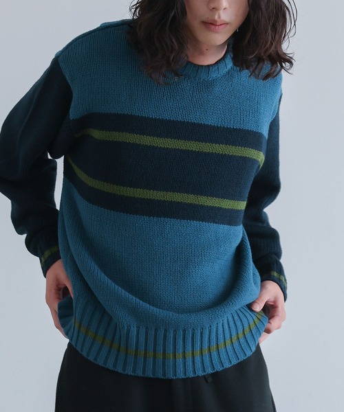 【希少】13AW サンローラン ノルディック オーバーサイズニット ルーズ 希少】13AW サンローラン ノルディック オーバーサイズニット ルーズ