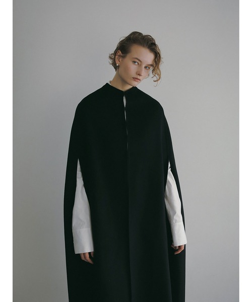 HER.（ハー）の「カシミヤブレンドロングケープ（ポンチョ）」 - WEAR