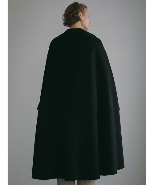 HER.（ハー）の「カシミヤブレンドロングケープ（ポンチョ）」 - WEAR