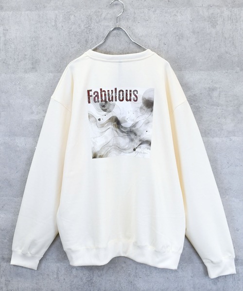 Ritzy(リッツィー)の「cardboard knit crew neck design cutsew/ダンボールニット クルーネック デザイン カットソー レディース メンズ(スウェット・メンズ・ホワイト/グレー系その他/ブラック系その他/ホワイト系その他2/ブラック/ホワイト系その他/ブラック系その他2/グレー/チャコールグレー・M/XL/L)」の18枚目の写真