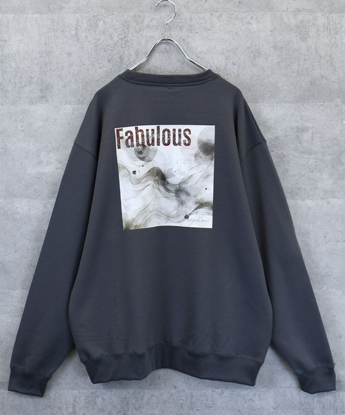 Ritzy(リッツィー)の「cardboard knit crew neck design cutsew/ダンボールニット クルーネック デザイン カットソー レディース メンズ(スウェット・メンズ・ホワイト/グレー系その他/ブラック系その他/ホワイト系その他2/ブラック/ホワイト系その他/ブラック系その他2/グレー/チャコールグレー・M/XL/L)」の22枚目の写真