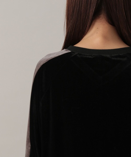 FOREVER 21（フォーエバー トゥエンティーワン）の「【2024FW】ベロアゲームシャツ（Tシャツ/カットソー・レディース・ブラック/ブルー/ブラウン・FREE）」の13枚目の写真