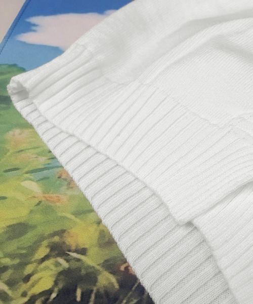 Miniministore(ミニミニストア)の「ニットベスト 前開き Vネックトップス(ベスト・レディース・ブラウン/ブラック/イエロー/ベージュ/グリーン/ホワイト/レッド・FREE)」の20枚目の写真