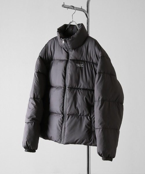 セール】【YALE】 左胸 ワンポイント ロゴ刺繍 ファイバーダウン