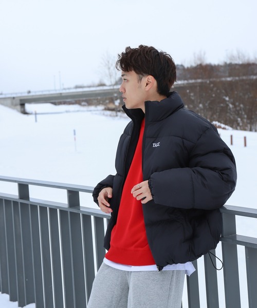 セール】【YALE】 左胸 ワンポイント ロゴ刺繍 ファイバーダウン