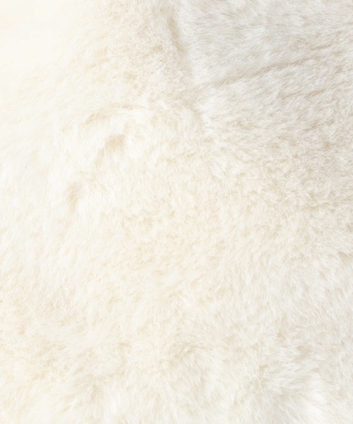 Right-on(ライトオン)の「【VIVIAN BLUE】フェイクファーリボンバッグ(ショルダーバッグ・キッズ・オフホワイト/ピンク・ONE SIZE)」の8枚目の写真