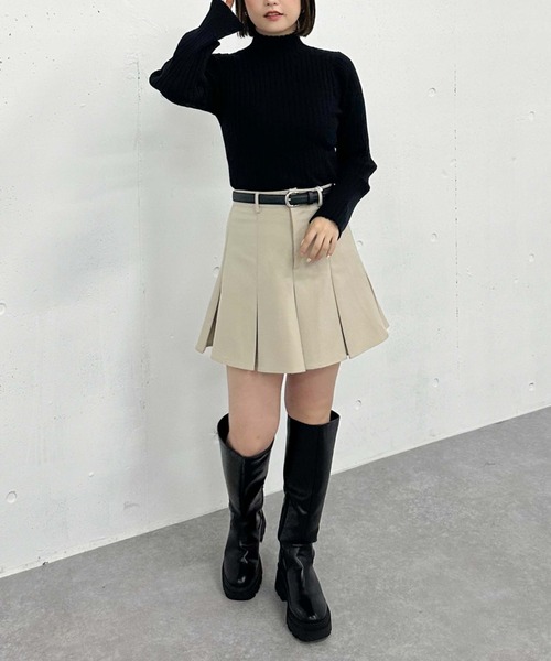 archives（アルシーヴ）の「モチモチリブニット（ニット/セーター・レディース・レッド/グレー/ブルー/アイボリー/ブラック・MEDIUM）」の18枚目の写真