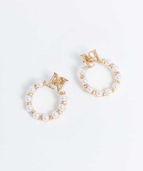 NOELA（ノエラ）の「ロゴピアス（ピアス（両耳用）・レディース・ゴールド・フリー）」の4枚目の写真