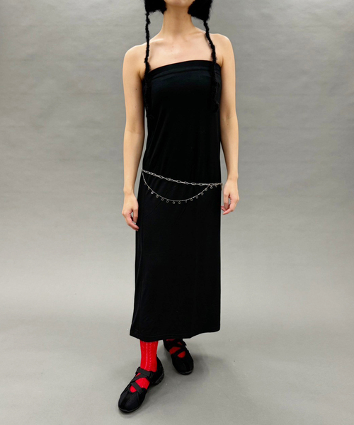 EDIT. FOR LULU(エディットフォールル)の「【Foundry Mews/ファウンドリー ミューズ】Bella stretch maxi skirt(スカート・レディース・ブラック・FREE)」の4枚目の写真