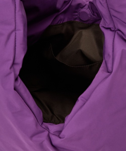 BARNYARDSTORM(バンヤードストーム)の「BARNYARDSTORM / トライアングルパフBAG(トートバッグ・レディース・キナリ/パープル/ブラック・FREE)」の7枚目の写真