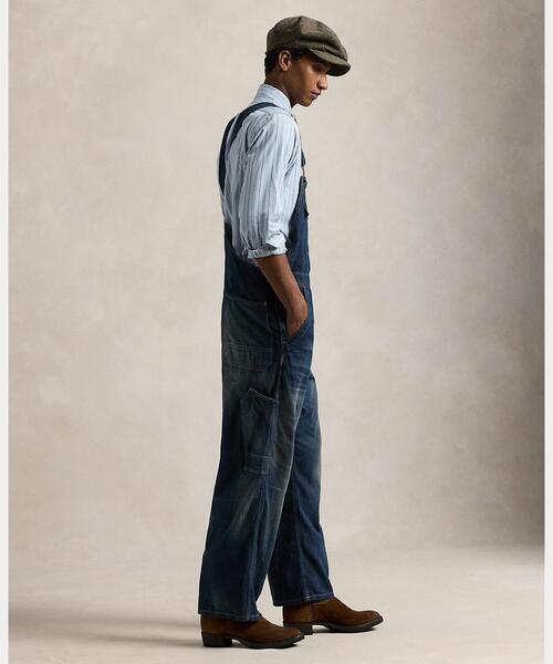 POLO RALPH LAUREN（ポロ ラルフ ローレン）の「デニム オーバーオール（サロペット/オーバーオール・メンズ・ブルー・L/M/S）」の4枚目の写真