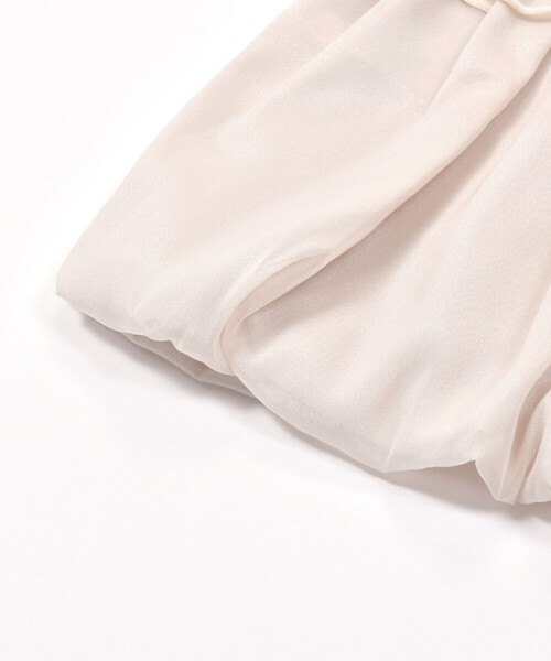 SLAP SLIP BABY（スラップスリップベビー）の「襟付きシフォンバルーンドレススタイ【専用ケース付き】（ベビーギフト・キッズ・ピンク/オフホワイト・FREE）」の9枚目の写真