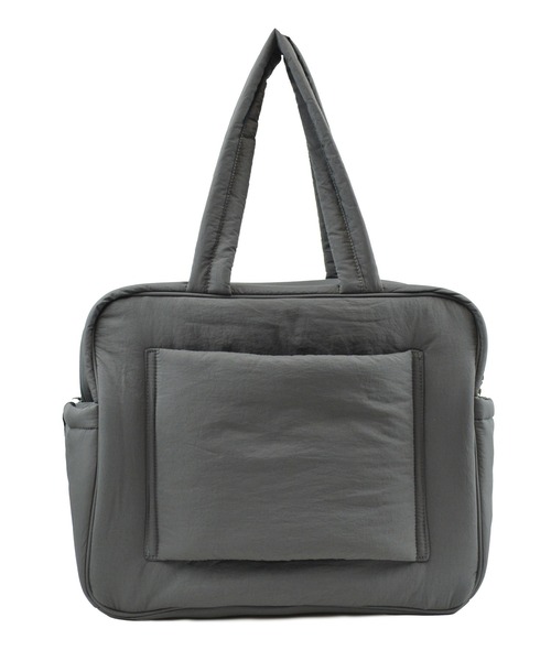 ALTROSE（アルトローズ）の「ボストン ボストンバッグ キルト スクエア キャリーオン 中綿 トラベル エンティ（ボストンバッグ・レディース・グレー/ブラック/グレイッシュベージュ・FREE）」の6枚目の写真