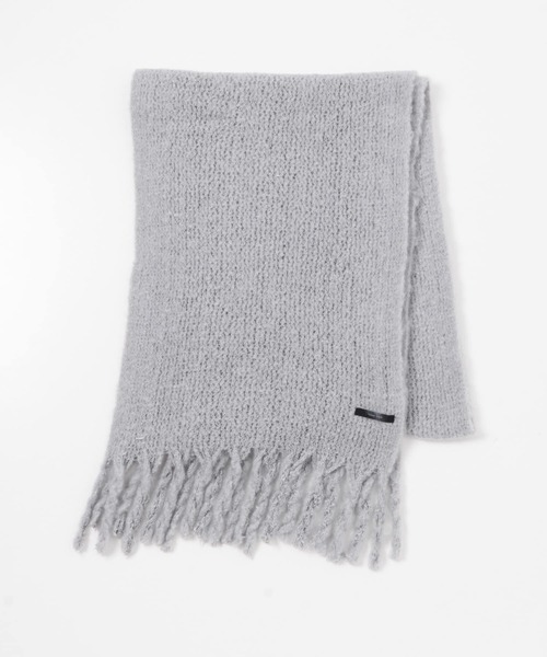 URBAN RESEARCH Sonny Label（アーバンリサーチサニーレーベル）の「ブークレラッセルマフラー（マフラー・レディース・ブルー/グレー/イエロー・ONE）」の5枚目の写真