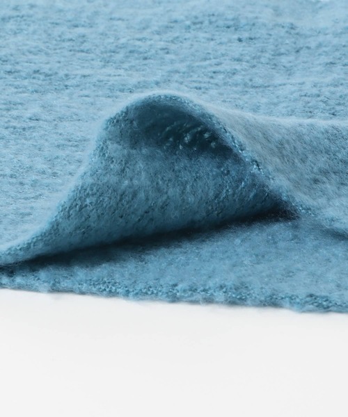 URBAN RESEARCH Sonny Label（アーバンリサーチサニーレーベル）の「ブークレラッセルマフラー（マフラー・レディース・ブルー/グレー/イエロー・ONE）」の9枚目の写真