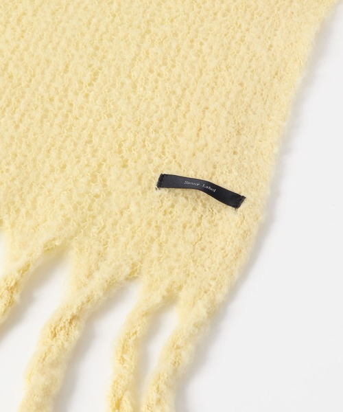 URBAN RESEARCH Sonny Label（アーバンリサーチサニーレーベル）の「ブークレラッセルマフラー（マフラー・レディース・ブルー/グレー/イエロー・ONE）」の11枚目の写真