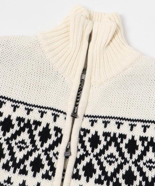 ITEMS URBANRESEARCH(アイテムズ アーバンリサーチ)の「カウチンニットカーディガン(ニット/セーター・レディース・アイボリー・FREE)」の12枚目の写真