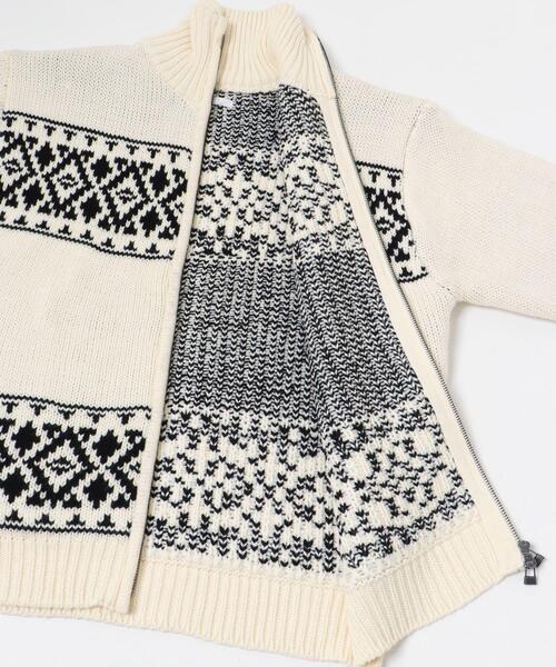 ITEMS URBANRESEARCH(アイテムズ アーバンリサーチ)の「カウチンニットカーディガン(ニット/セーター・レディース・アイボリー・FREE)」の11枚目の写真