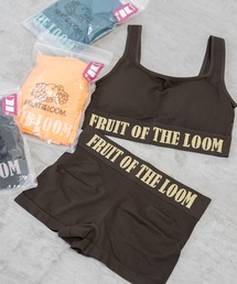 FRUIT OF THE LOOM（フルーツオブザルーム）の「成型ブラショータンクトップタイプ / ブラ ボクサーパンツ２点セットアップ / スポーティー（ブラ&ショーツ）」