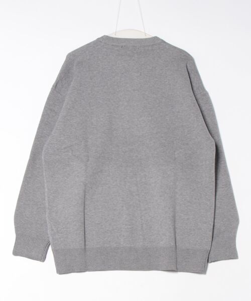 Bling Leads(ブリングリーズ)の「★Bling Leads★JQDクル-★Nニット(ニット/セーター・メンズ・グレー/ブラック・LARGE/MEDIUM)」の9枚目の写真