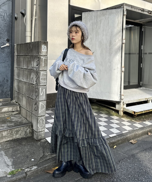 w closet(ダブルクローゼット)の「【4色展開】つぶつぶニット帽(キャップ・レディース・グレー/ブルー/アイボリー/ピンク・FREE)」の13枚目の写真