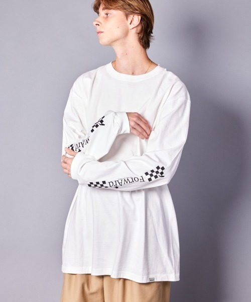 rehacer(レアセル)の「rehacer : Future Vision L/S CS / フューチャーヴィジョン ロングスリーブ カットソー(Tシャツ/カットソー・メンズ・ブラック/ホワイト/ピンク・SMALL/MEDIUM/LARGE/X-LARGE)」の7枚目の写真