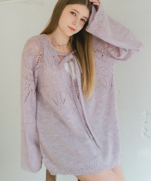 etoile_momグレーxs Silver TOUS Color Earrings with faceted mother-of-pearl Bear