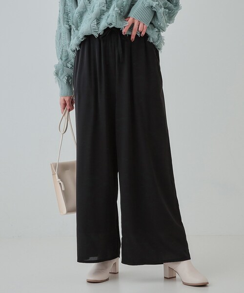 Cutie Blonde（キューティーブロンド）の「◆【あったか】裏フリース 柄アソートイージーパンツ（その他パンツ・レディース・ブラック/アイボリー系6/ブラック系/ブラウン系その他5・04/03/02/01）」の2枚目の写真