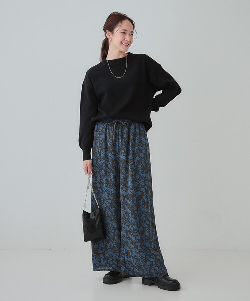 Cutie Blonde（キューティーブロンド）の「◆【あったか】裏フリース 柄アソートイージーパンツ（その他パンツ・レディース・ブラック/アイボリー系6/ブラック系/ブラウン系その他5・04/03/02/01）」の15枚目の写真