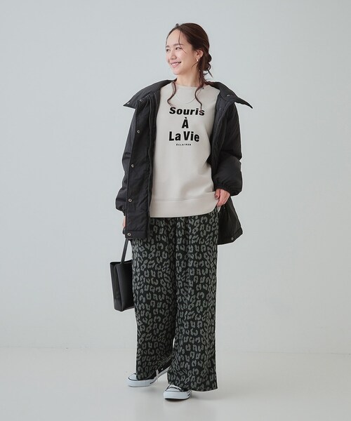 Cutie Blonde（キューティーブロンド）の「◆【あったか】裏フリース 柄アソートイージーパンツ（その他パンツ・レディース・ブラック/アイボリー系6/ブラック系/ブラウン系その他5・04/03/02/01）」の19枚目の写真