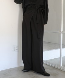 select MOCA Et（セレクトモカエト）の「【Et】Wrap Belt Wide Pants（スラックス）」