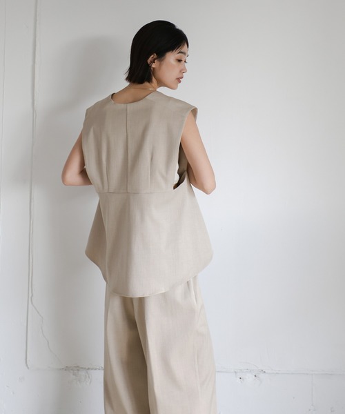 select MOCA Et(セレクトモカエト)の「【Et】Wrap Belt Wide Pants(スラックス・レディース・ライトブラウン/ブラック/ベージュ・LARGE/MEDIUM)」の12枚目の写真