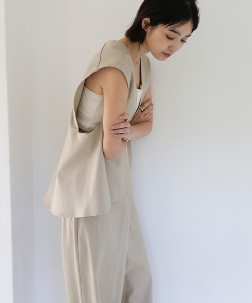 select MOCA Et(セレクトモカエト)の「【Et】Wrap Belt Wide Pants(スラックス・レディース・ライトブラウン/ブラック/ベージュ・LARGE/MEDIUM)」の11枚目の写真