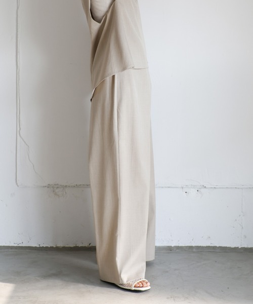 select MOCA Et(セレクトモカエト)の「【Et】Wrap Belt Wide Pants(スラックス・レディース・ライトブラウン/ブラック/ベージュ・LARGE/MEDIUM)」の10枚目の写真