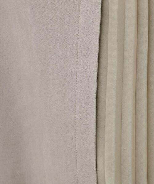 DRESKIP（ドレスキップ）の「【S-LL】共布ベルト付き サイドプリーツ切り替えスカート（スカート・レディース・チャコールグレー/ナチュラル/ブルー・01/02/03/04）」の11枚目の写真