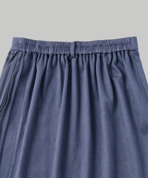 DRESKIP（ドレスキップ）の「【S-LL】共布ベルト付き サイドプリーツ切り替えスカート（スカート・レディース・チャコールグレー/ナチュラル/ブルー・01/02/03/04）」の20枚目の写真